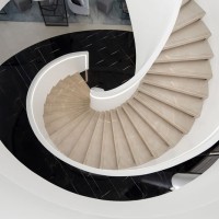 上海会所旋转楼梯定制