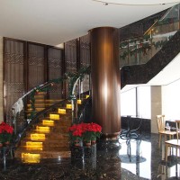 钢结构酒店旋转楼梯