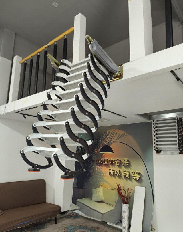 阁楼智能梯_阁楼楼梯的装修效果图大全_优品家居全自动梯