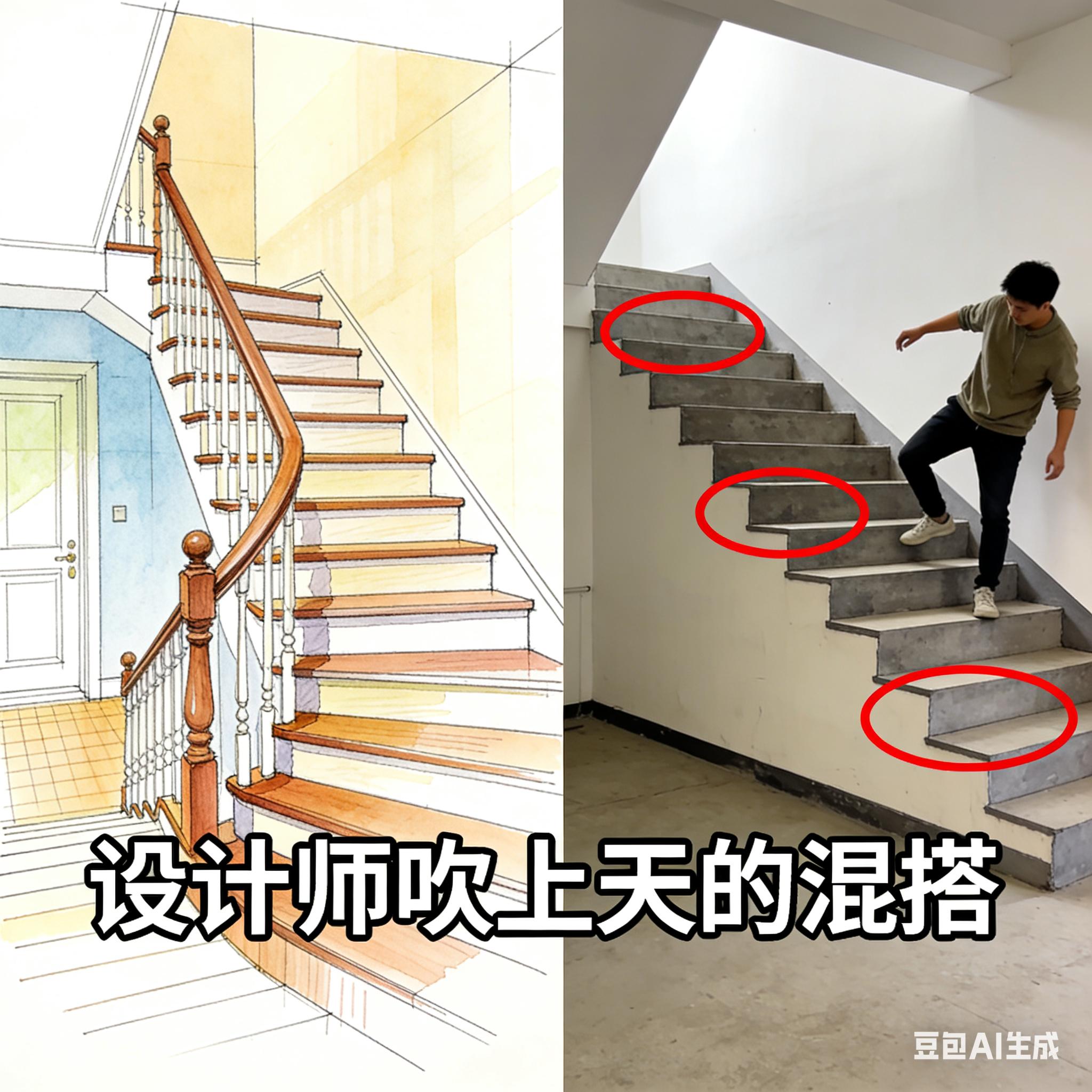 回形楼梯优缺点_别墅楼梯设计_楼梯墙壁装修图片大全